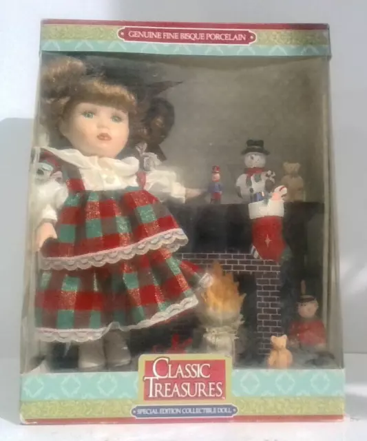 Genuine fine bisque porcelain classic treasures special edition collectible doll sale