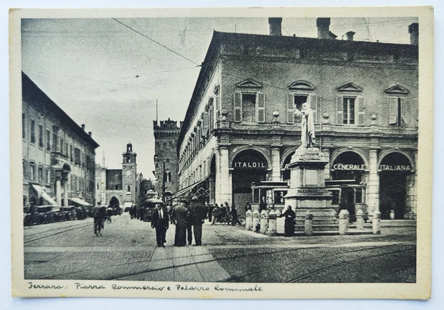 FERRARA - Piazza Commercio e Palazzo Comunale