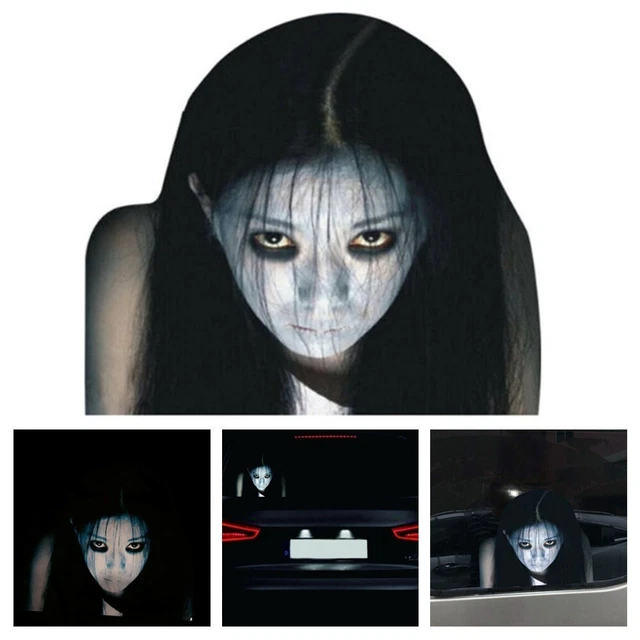 1X Car SUV Rear Casement Night Reflective Devil Sticker Decal DIY Universal