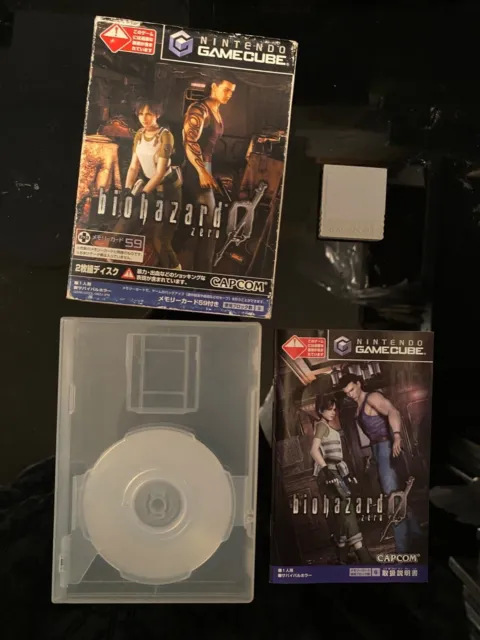Biohazard 0 w/Memory card Import Japan GameCube GC Japanese Resident Evil zero