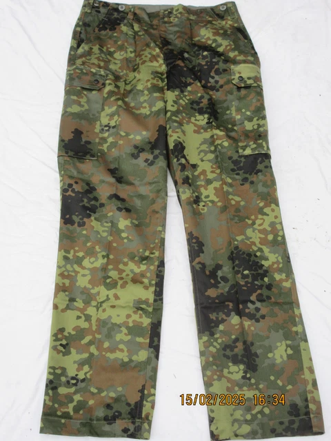 Pantalon De Combat Bundeswehr Camouflage Désert - Taille 2 (85cm), Daté 2003 - Occasion En Très Bon état !