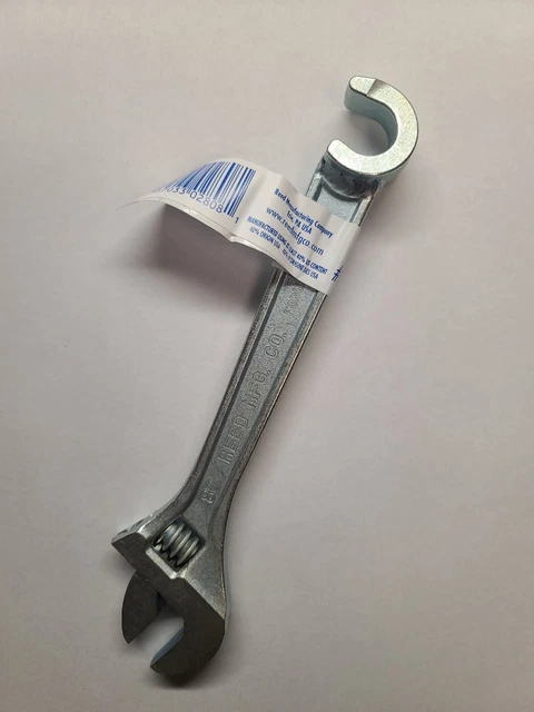 Reed 8 Inch Valve Wrench Adjustable Wrench Combination
