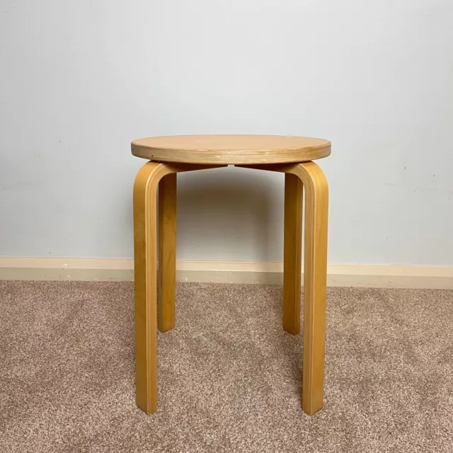 Alvar Aalto Style Stool bt IKEA Birch Plywood