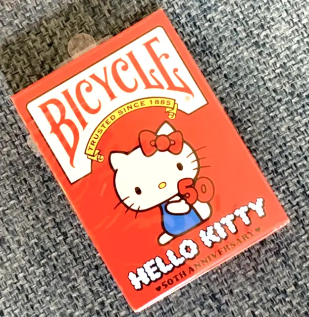 Bicycle Sanrio Hello Kitty 50th Anniversary Playing Cards Trump Limited Rare F/S