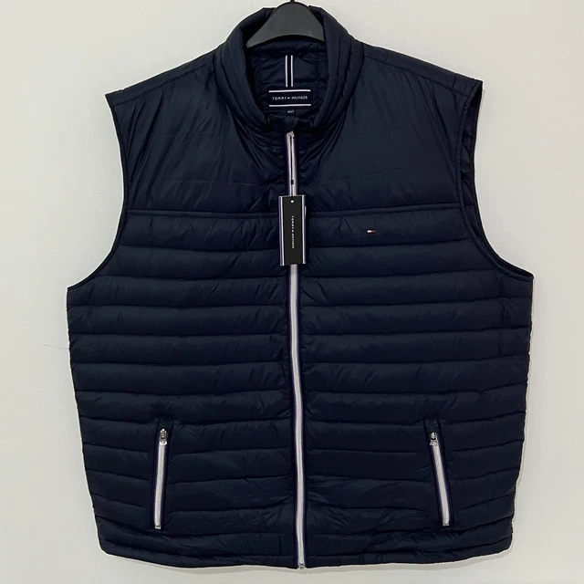 Tommy Hilfiger Gilet Uomo XXXL 4XL Scaldapiumino blu navy