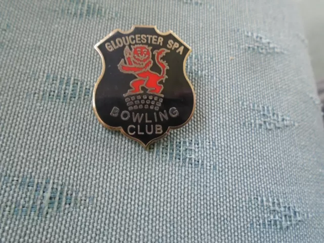 Gloucester Spa Bowling Club - Enamel Bowls Pin Badge