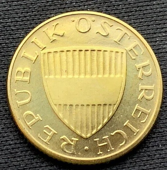 1972 Austria 50 Groschen Coin PROOF  ( Mintage 80K )  Rare World Coin     #N73 2