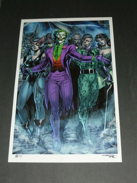 2020 Year Of No Shows - Batman Joker Art Print By Jim Lee & Alex Sinclair 11X17