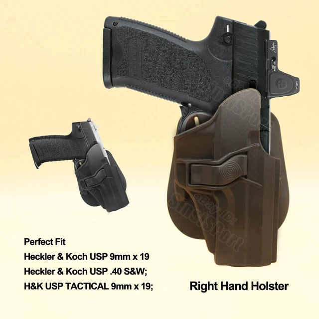 For HK USP Full Size Holster Heckler & Koch USP Tactical Level II OWB Holster