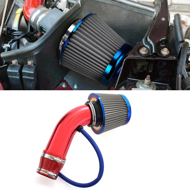 3" Car Universal Cold Air Intake Filter Induction Pipe Power Flow Hose System