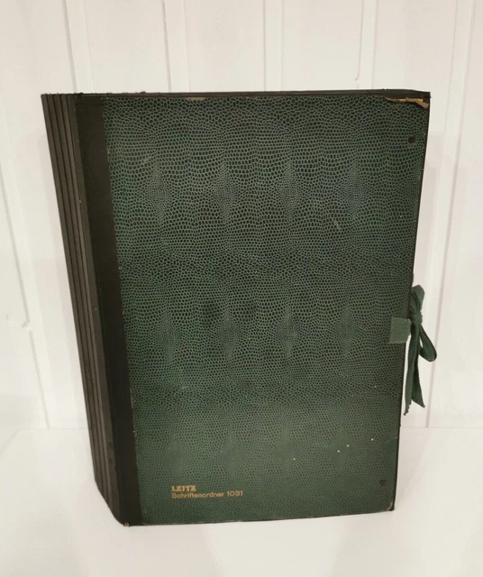 Leitz 1031 Schriftenordner / Fächerordner in Grün