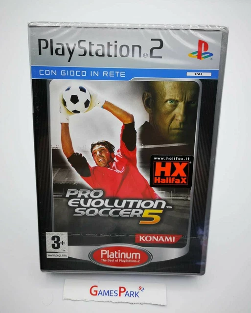 PRO EVOLUTION SOCCER 5 PS2 PLAYSTATION 2 GIOCO NUOVO PER Italiano DI CALCIO PES