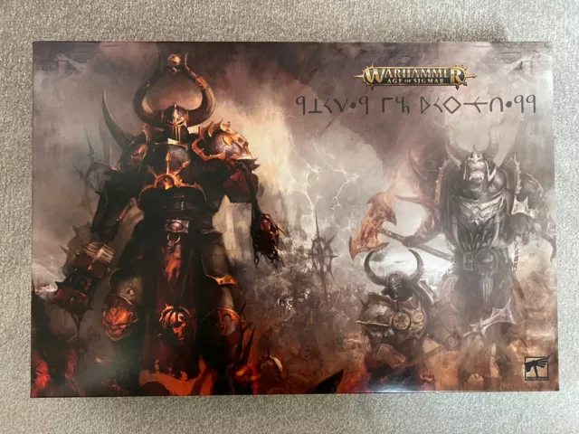 Warhammer Age Of Sigmar Slaves To Darkness Empty Box Games Workshop No Content