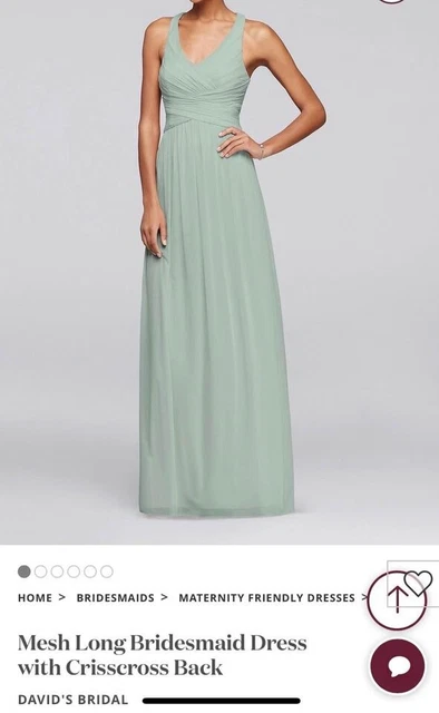 slim fit dress slacks Wedtrend Women Sage Green Long Bridesmaid Dress with Side Slit Floral Jacquard Dress Sheath Strapless Ruched Wedding Guest Dress, Sage Green / US20W