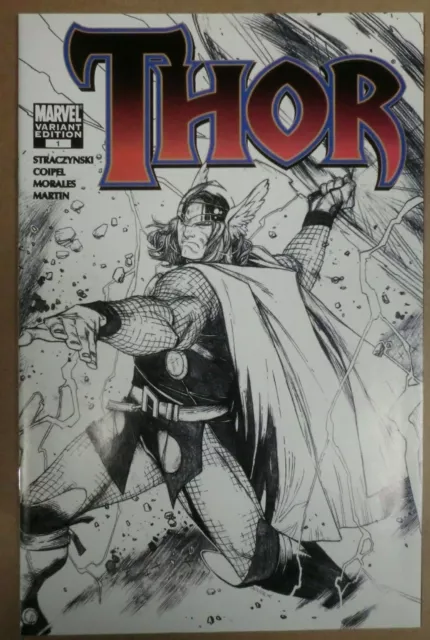 2007 SDCC Thor Coipel Sketch Variant Cover Comic Con Limited print run New nm/m
