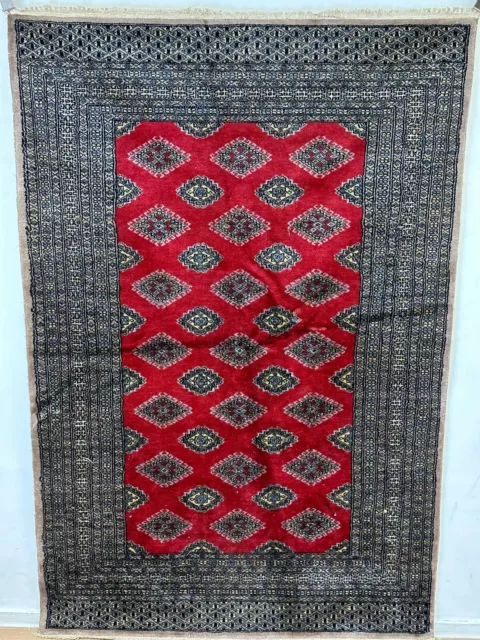 Prachtvoller Handgeknüpfter Orientteppich Buchara 190x127cm carpet rug