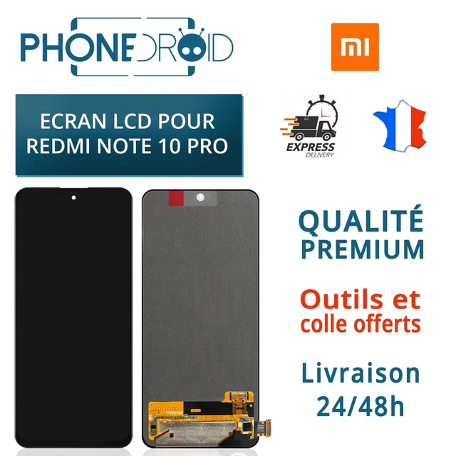 Écran OLED Avec Vitre Tactile Noir Sans Châssis Pour Xiaomi Mi 10 Lite 5g