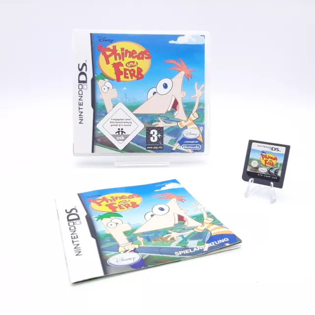 Nintendo DS Phineas und Ferb von Disney OVP Anleitung Sehr Gut