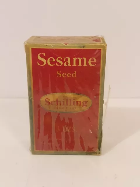 Achilling Brand Sesame Seed 3oz Spice Box Unopened And In Original Cellophane