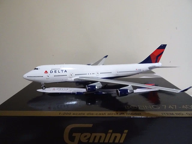 1/200 Delta B747-400 N668US 航空機・ヘリコプター 1/200 Delta B747