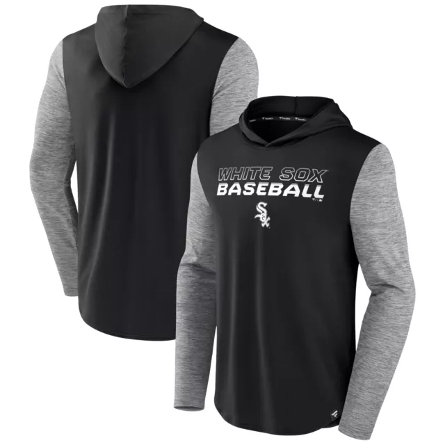 MLB Chicago White Sox Hoody Iconic Lightweight Poly Pullover hooded Sweater