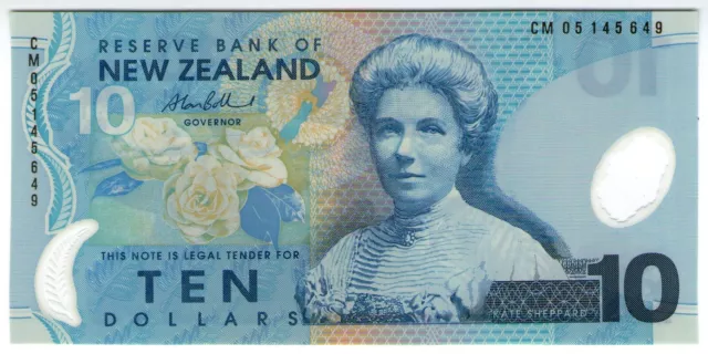 **   NOUVELLE  ZELANDE     10  dollars   2005   p-186b.2  (Polymer)    UNC   **