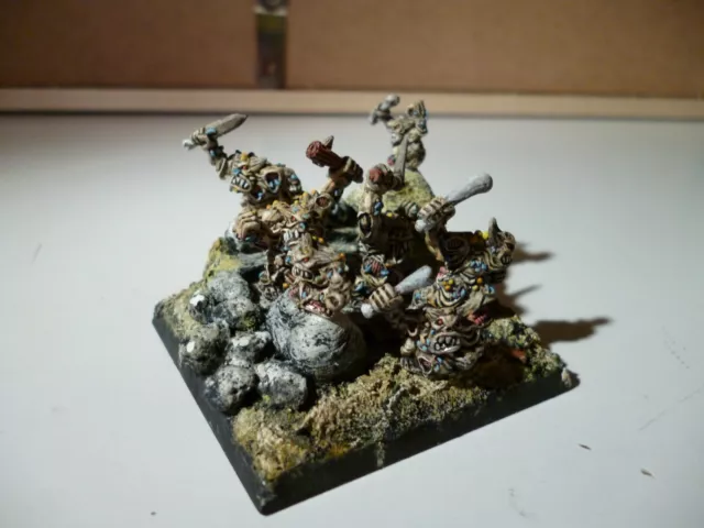 similar to the old world warhammer miniature - nurglini - metal well painted