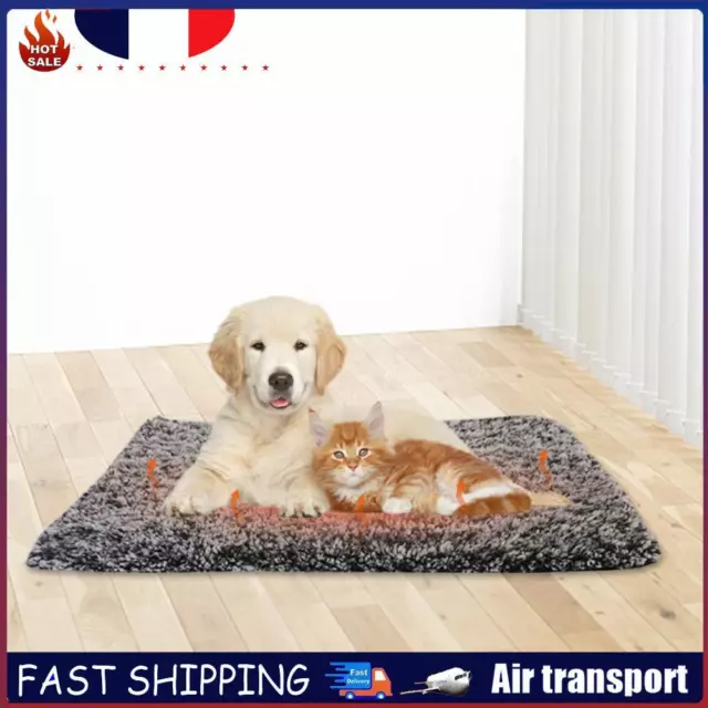 Self-Warming Cat Bed Pad Washable Self-Heating Dog Bed Mat for Cats Dogs (L) FR