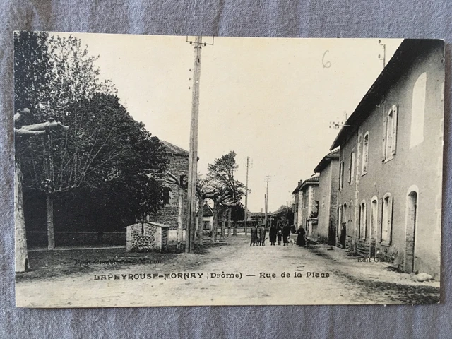 CPA 26 LAPEYROUSE Mornay rue de la place Animée EUR 6,00 PicClick FR