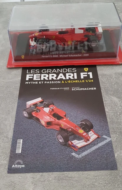 Miniature Altaya Grandes Ferrari 1/24 N°2 - Ferrari F1 2000 Michael Schumacher