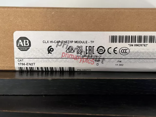 Factory Sealed Allen Bradley 1756-EN2T ControlLogix EtherNetIP Module In Stock