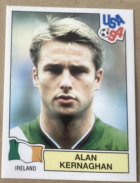 ALAN KERNAGHAN, NORTHERN IRELAND, Panini USA 94 World Cup Sticker, (Green Back) ALAN KERNAGHAN, NORTHERN IRELAND, Panini USA 94 World Cup Sticker, (Green Back)