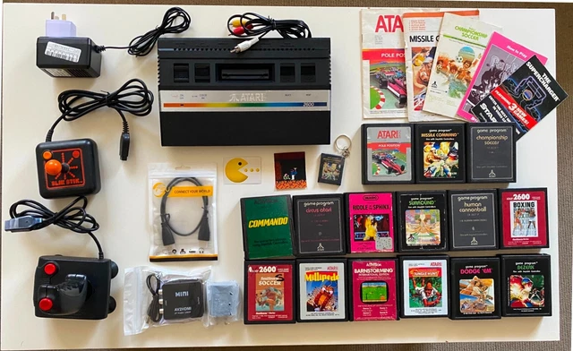 Atari 2600 Jr Av Mod + **HDMI CONNECTION** BUNDLE