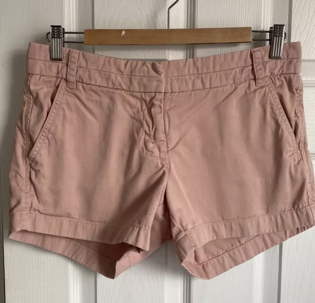 J Crew Women's Chino Shorts Salmon Pink Size 4