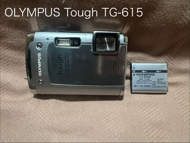 OLYMPUS TOUGH TG-615 Compact Digital Camera Tested Working Seller