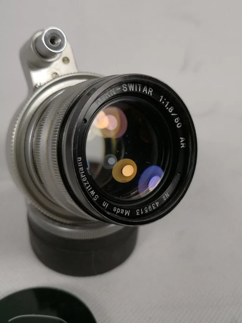 Appareil Photo Vintage Alpa 6 Avec Kern Switar 1.8/50 AR – Pour Pièces (Suisse)