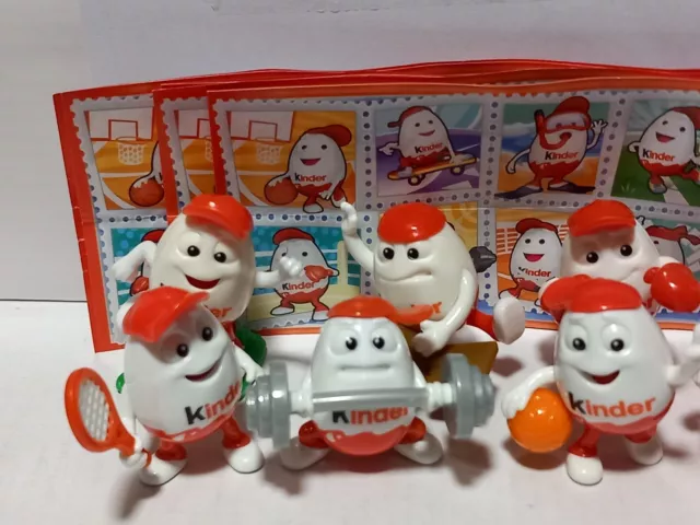 Kinder Ferrero Surprise Kinderman Série Complète Kinderino Sport Vintage Top Rar 2