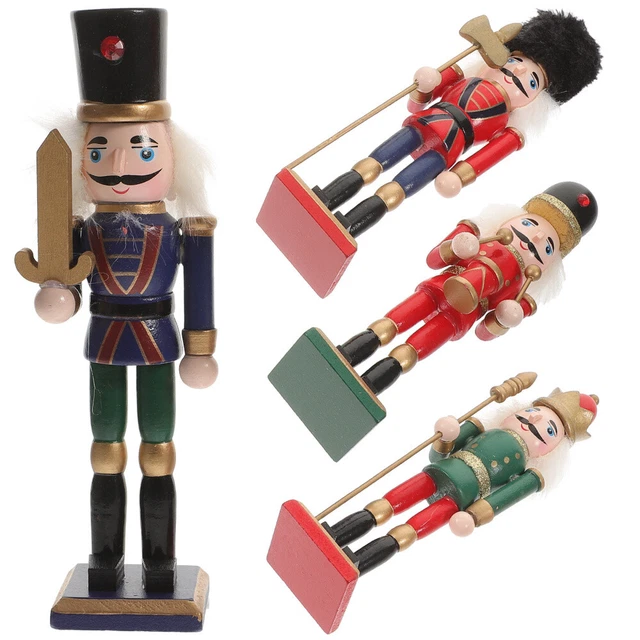 4 pièces décoratif vacances bureau marionnette casse-noisette de vacances