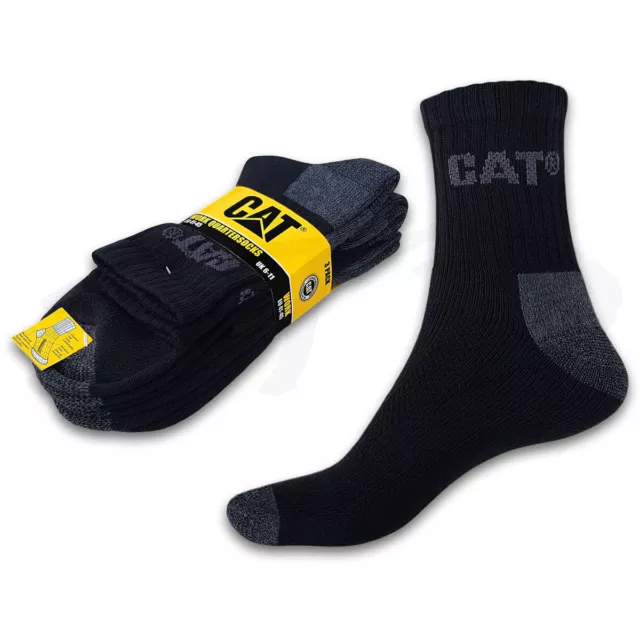 CAT CATERPILLAR WORK QUARTERSOCKS Kurze Arbeitssocken Quarters Kurzschaft Socken