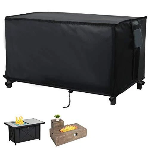 Fire Pit Cover, Water-Resistant Gas Rectangular - 44"Lx32"Wx23"H Rectangular