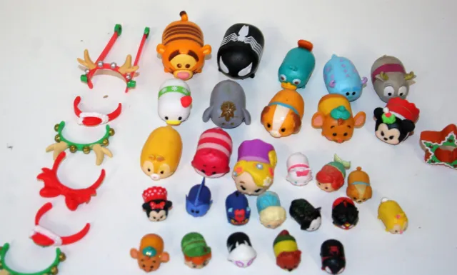 Lot of 27 Disney Tsum Tsum  Used Action Figures PVC Toys Dolls N5-27 8