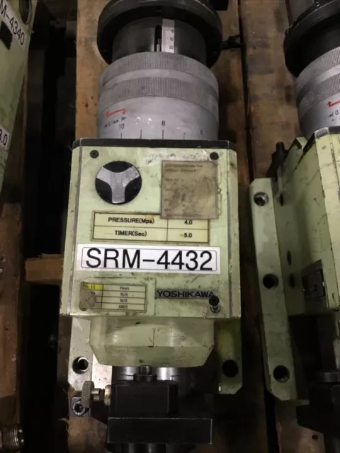 (1) YOSHIKAWA RIVETING  MACHINE US-70E W Mitsubishi 0.4KW Motor Frame 63 #7088TM