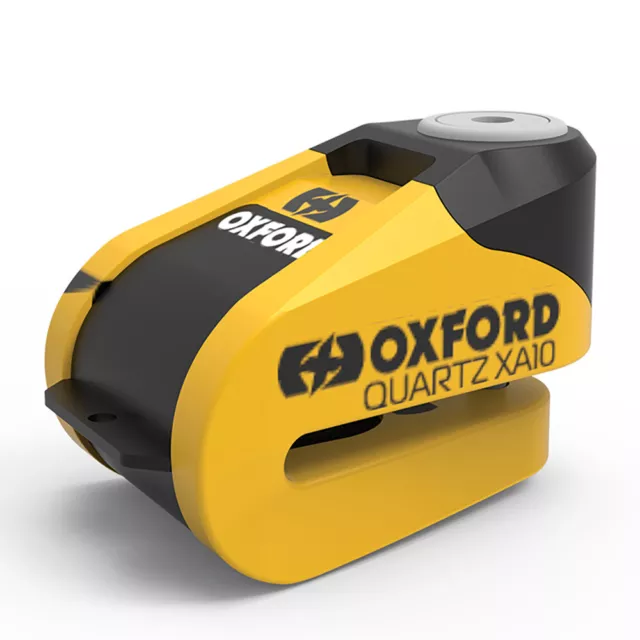 Oxford Xa10 Quartz Alarm Disc Lock 10Mm Security 110Db Siren Rrp 54.99 Theft