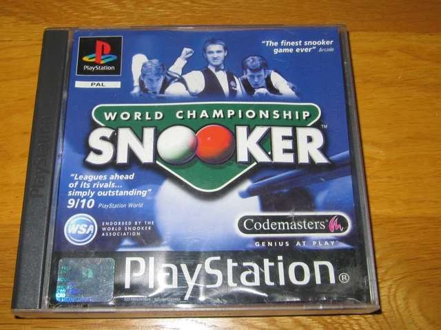 WORLD CHAMPIONSHIP SNOOKER (Sony PS1 Game) *GOOD CONDITION*