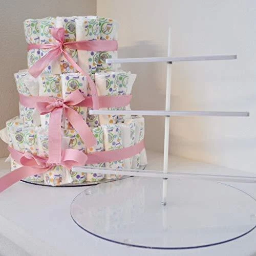 EZ Diaper Cake  Baby Shower Diaper Cake Birthday Cake Kit  5 Piece Set