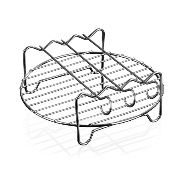 GOURMETmaxx Grillrost Edelstahl für Heißluft-Fritteuse 2,2l Ersatzteil