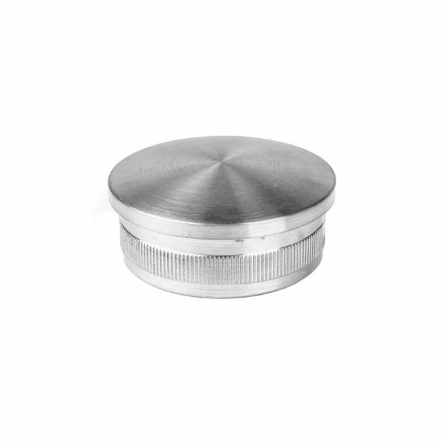 Inox V4A Léger Courbe Creux Bouchons de Conduite Endkappe Couvercle Balustrade