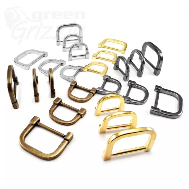 D Rings Heavy Duty Moulded Solid Cast Buckles 20 24 34 mm Webbing Bag Straps