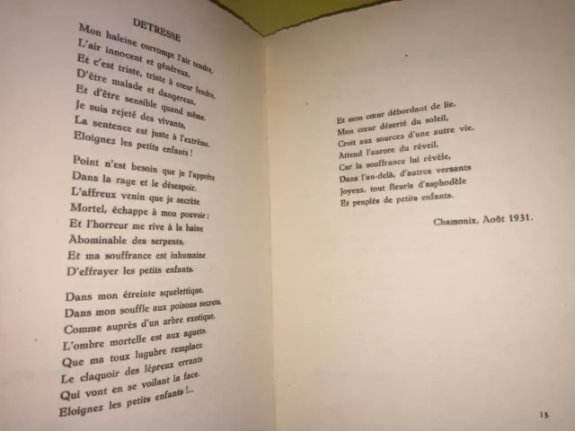 Mes chemins par Henri Linter | poésie 1933 3