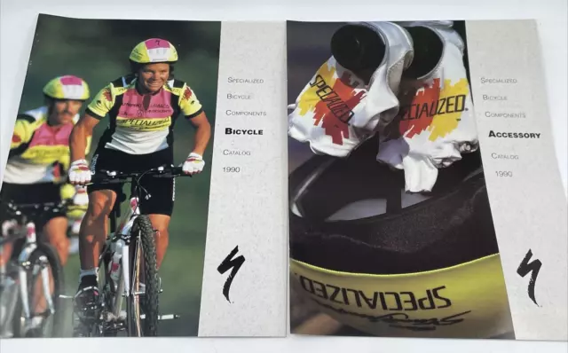Vintage 1990 SPECIALIZED Bicycles & Accessory Catalog Set MTB Road Components